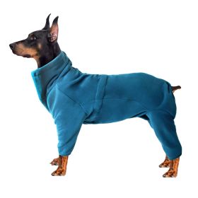 Warm Dog Cotton Coat/Sweater; Cold-Proof Clothes For Medium Large Dog; Dog Cotton Coat For Winter (Color: Blue, size: xs)