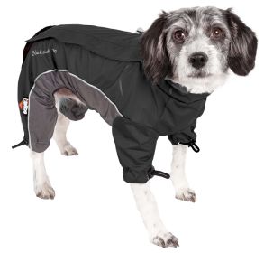 Helios Blizzard Full-Bodied Adjustable and 3M Reflective Dog Jacket (size: medium)