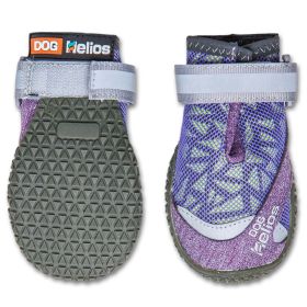 Dog Helios 'Surface' Premium Grip Performance Dog Shoes (Color: Purple, size: small)